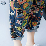 90's Pattern Dungarees
