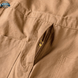 Beige Dungaree Romper with Cuffeed Hem