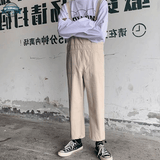 Beige Linen Overalls