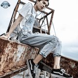 Bike Dungarees with Hem
