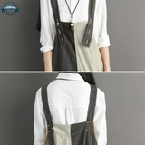 Black and White Overalls