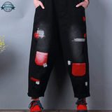 Black Jeans Baggy Dungarees
