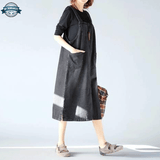 Black Jeans Dungaree Dress