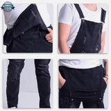 Black Jeans Dungarees Slim Fit