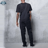 Black Skinny Overalls
