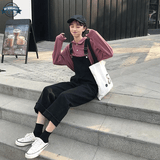 Black Studient Dungarees