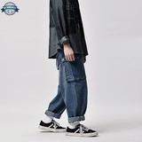 Blue Large Dungarees