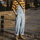 Blue Stripe Dungarees