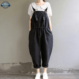 Boho Wide Leg Dungarees