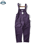 Bright Purple Bib Overalls