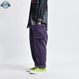Bright Purple Overalls