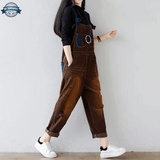 Brown Denim Overalls