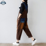Brown Jeans Dungarees