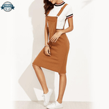 Brown Skirt Dungaree