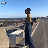 Button Up Denim Bib Overalls