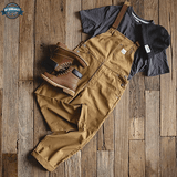 Caramel Corduroy Dungarees