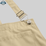 Cream Tailored Dungarees