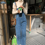 Dark Blue Denim Overalls
