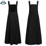 Dark Dungaree Dress