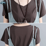 Dungarees Holes with Suspenders