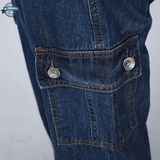 Elephant Blue Navy Dungarees