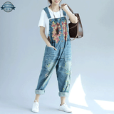Flower Dungarees Dress
