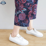 Flower Dungarees with Hem