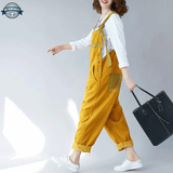 Gold Denim Dungarees