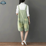 Green Overall Shorts
