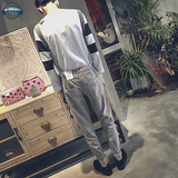 Grey Cotton Dungarees with Suspenders