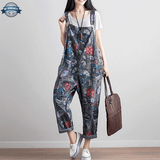 Grey Denim Bib Overalls