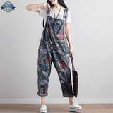 Grey Denim Dungarees