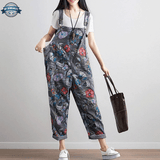 Grey Denim Overalls