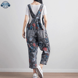 Grey Jeans Dungarees