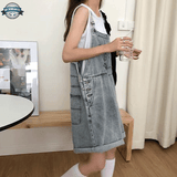 Jean Dungarees Shorts