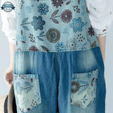 Ladies Baggy Dungarees Large
