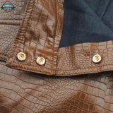 Leather Overall Skirt