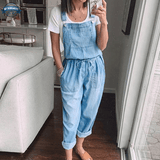 Light Blue Denim Dungaree Outfit