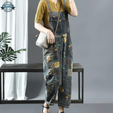 Long Denim Dungarees