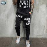 Men's Black Jeans Dungarees