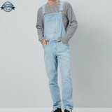 Mens Blue Denim Dungarees