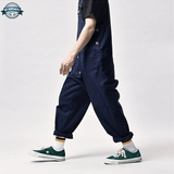 Mens Dark Blue Dungarees