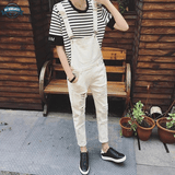 Mens Denim Dungarees with Holes
