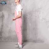 Mens Pink Overalls