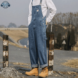 Mens Striped Overalls