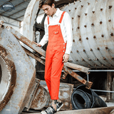Orange Work Dungarees