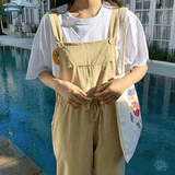 Pastel Yellow Dungarees Womens