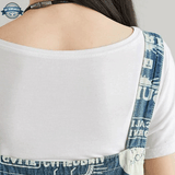 Patterned Dungarees
