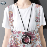 Pink Flower Dungaree Dress