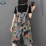 Retro Dungarees with Stickers
